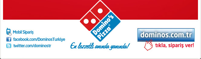 Utku_20 kazandı!Çekilişsiz Dominos'tan 3 Adet Orta Boy Pizza