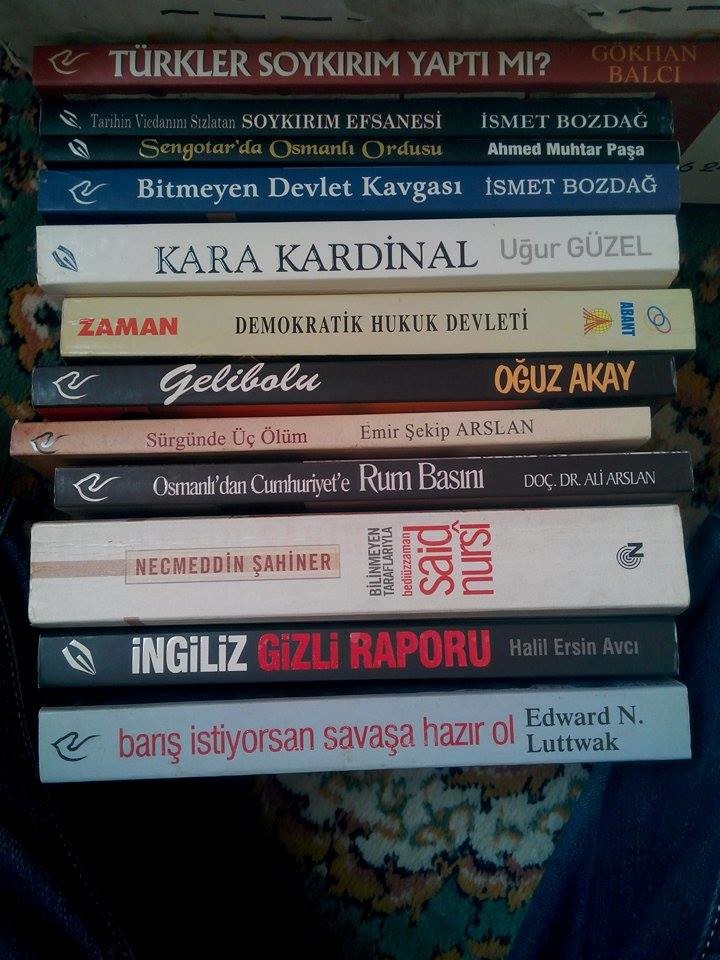  Elimden çıkarmak istediğim kitaplar;