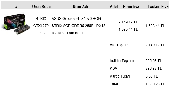  Vatan ASUS Anakart ve Ekran Kartlarında İndirim