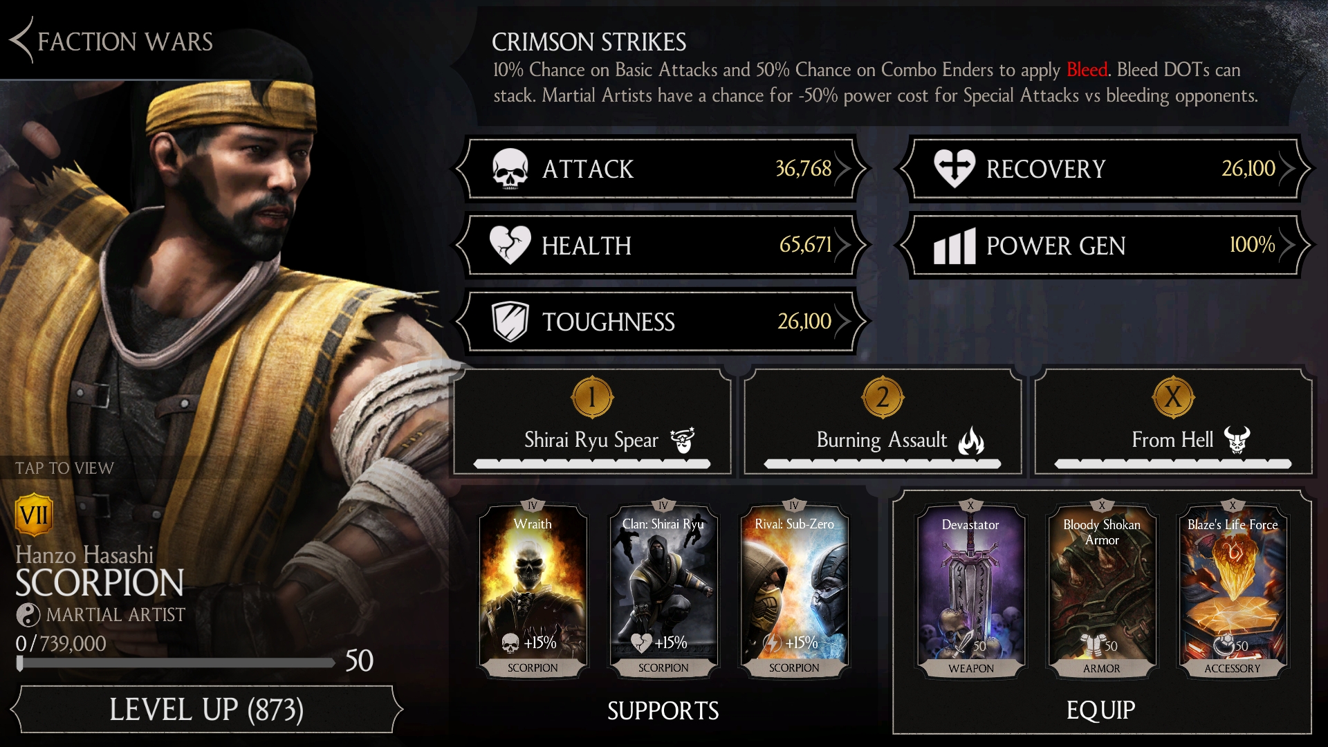 Какой мк лучше. Ханзо Хасаши 10 слияния. Скорпион Ханзо Хасаши Mortal Kombat mobile. Скорпион Ханзо Хасаши 10 слияние. Ханзо Хасаши характеристики.