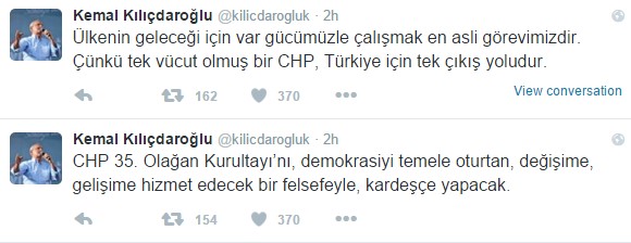  Kemal Kılıçdaroğlu Yeniden CHP Genel Başkanı