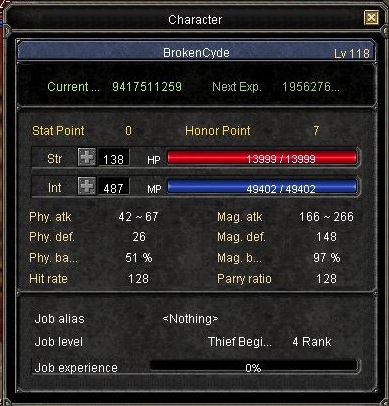  SATILDI - DELPHiNUS # BrokenCyde # 118 LvL # Wizard-Bard