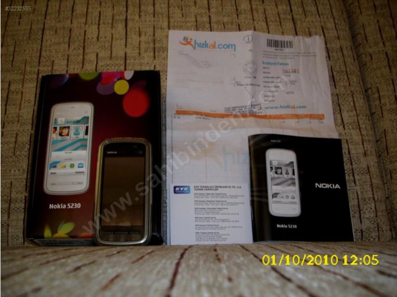  Satılık 2 Aylık Nokia 5230 Kvk Garantili (psp ve ps3 ile takas )