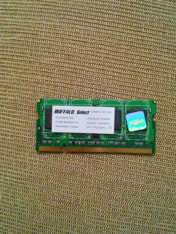  SATILIK - DDR2 512 MB Notebook Ram