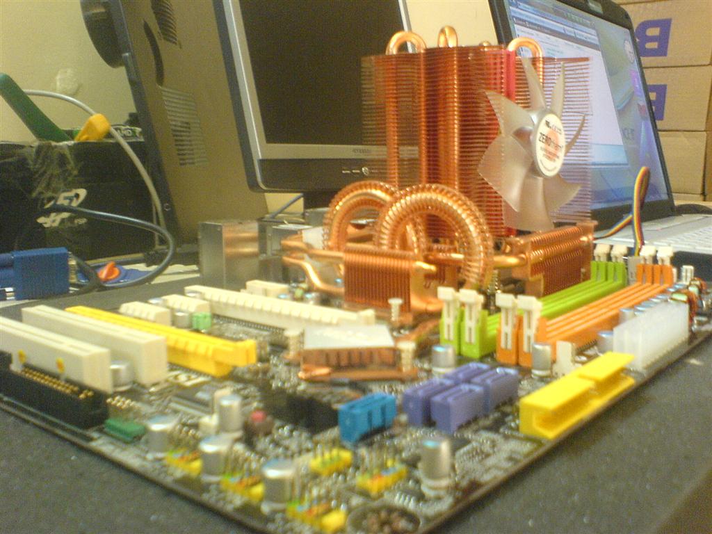  E6750-Msi P35 Platinum-Seagate 250-Zerotherm BTF 90