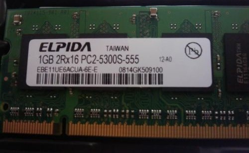  1GB DDR2-667 MHz Elpida SO-DIMM Ram