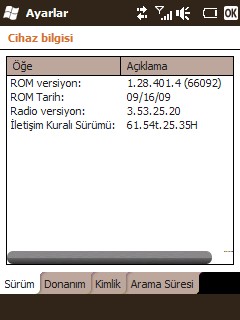  HTC Touch2'de radyo var mı, yok mu??