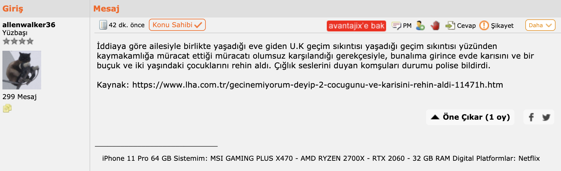 Geçim Sıkıntısı Nedeniyle Cinnet Geçiren Baba Ailesini Rehin Aldı