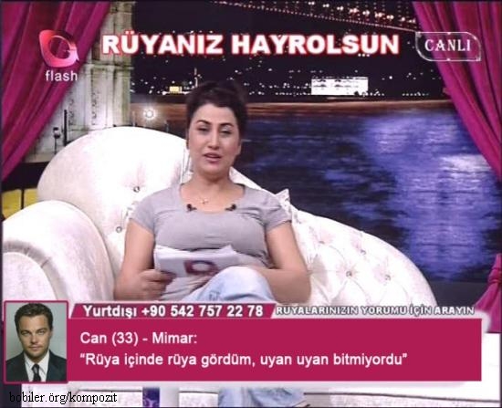  Rüya içinde rüya gördüm.