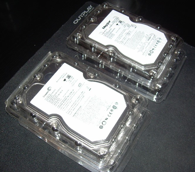  Seagate 1TB 7200rpm SATA2 (3 adet) ve Maxtor 1TB hard diskler