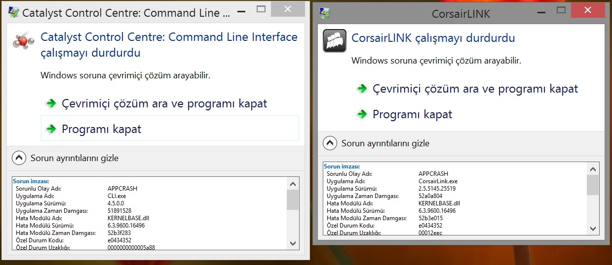  Windows 8/ 8.1 .NetFramework Sorunsalı