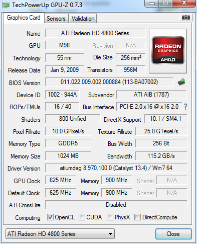  [SATILDI] 15 AY GARANTİLİ VTX HD4850 1 GB GDDR5 (ANKARA İÇİ)