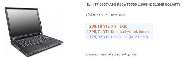  -_-En Çok Satılan Dizüstü Bilgisayarlar (bazı internet mağazalarında)-_-