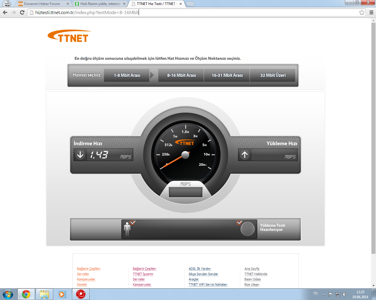  ADSL HIZI İLE HIZ TESTİNİN FARKI