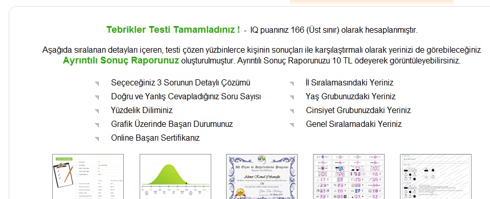  Zeka Testi Merkezi (IQ sunun kaç olduğunu bilen var mı)