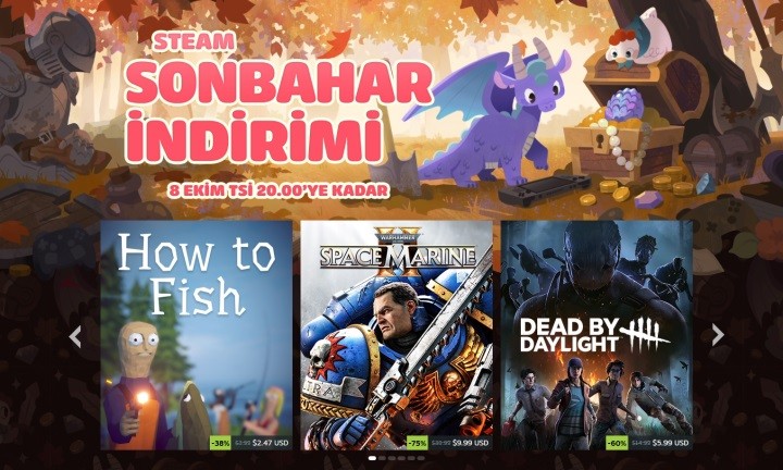 Steam'de 'Sonbahar İndirimleri' başladı: Yüzde 95'e varan indirim