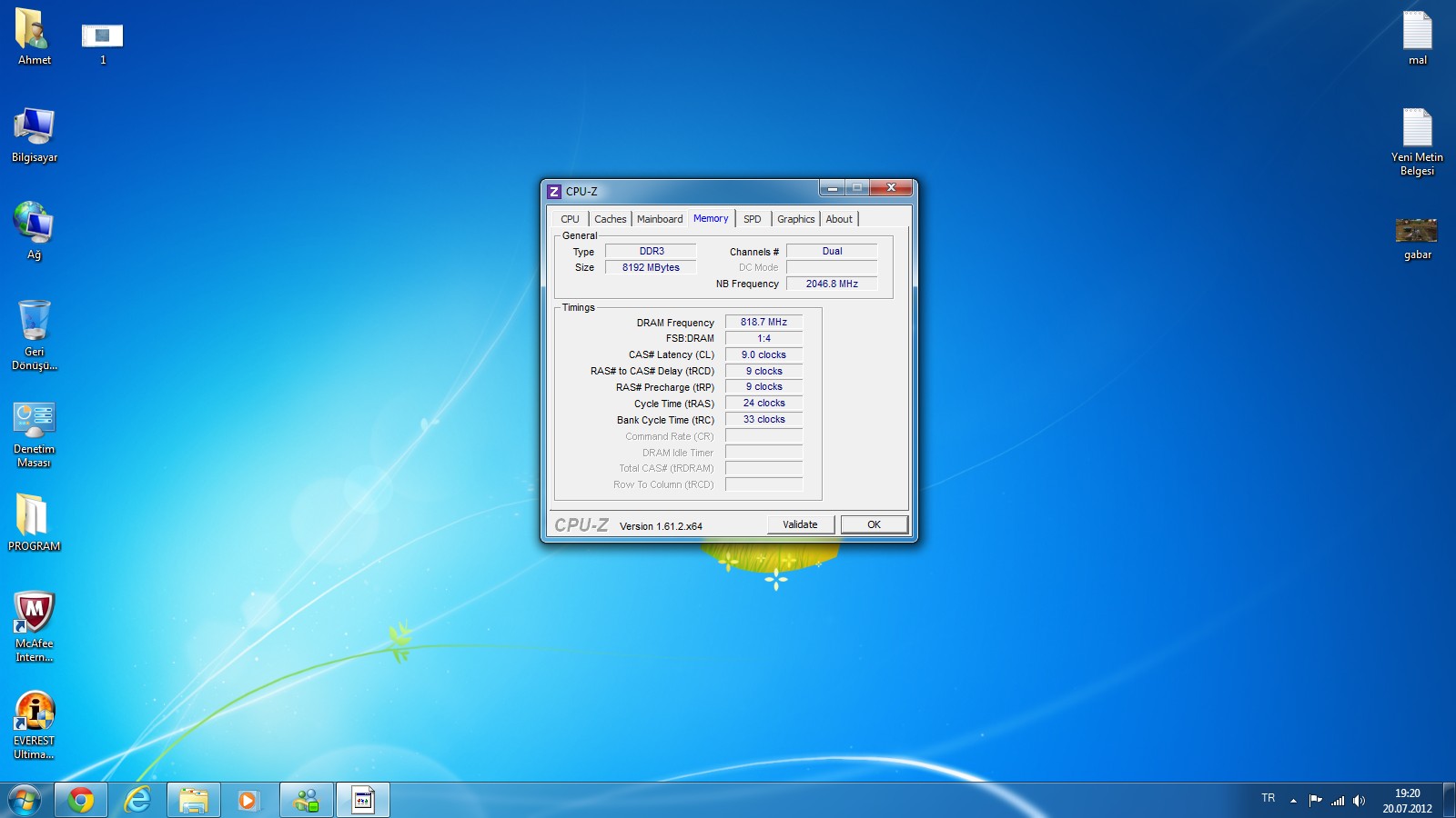  ramimi değiştiriyorum.ddr3 ram tavsiyesi
