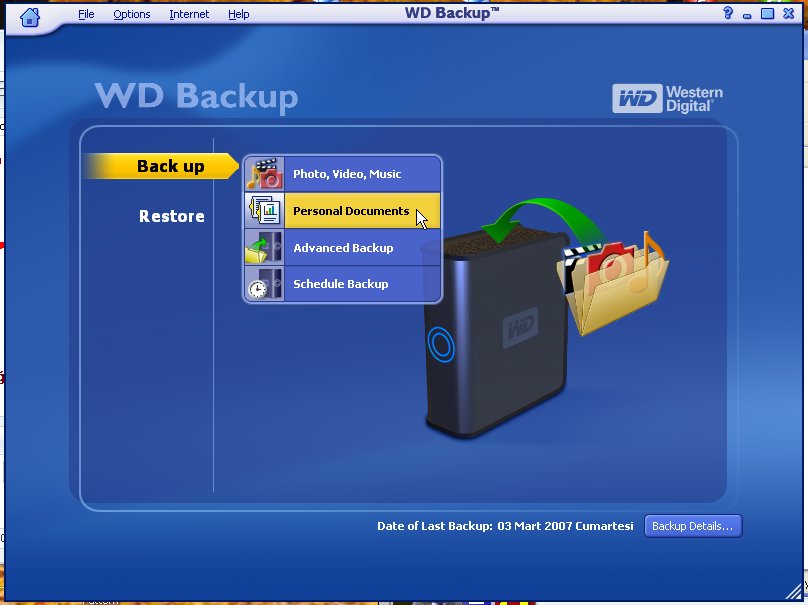  -& WD &- Harici Harddisk Backup(Yedekleme) Yazılımı -& WD &-