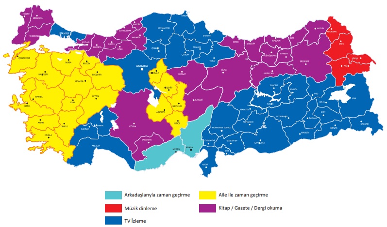  İl il İnternet Kullanım Oranları ve Yerel Seçim Haritaları