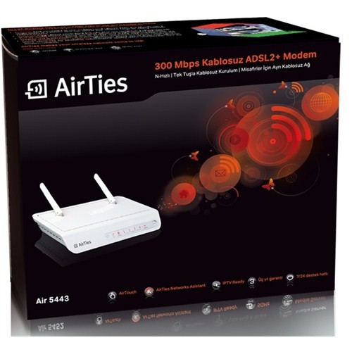 Airties 5453 300Mbps Kablosuz Modem 35₺