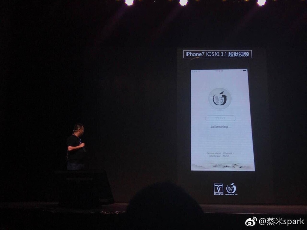 Pangu Jailbreak iOS 10.3.1 - iPhone 7 Yakında