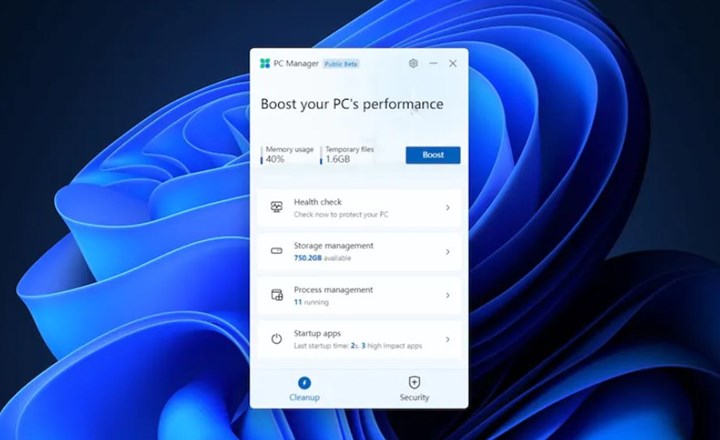 Microsoft, CCleaner'a benzeyen PC Manager uygulamasını yayınladı