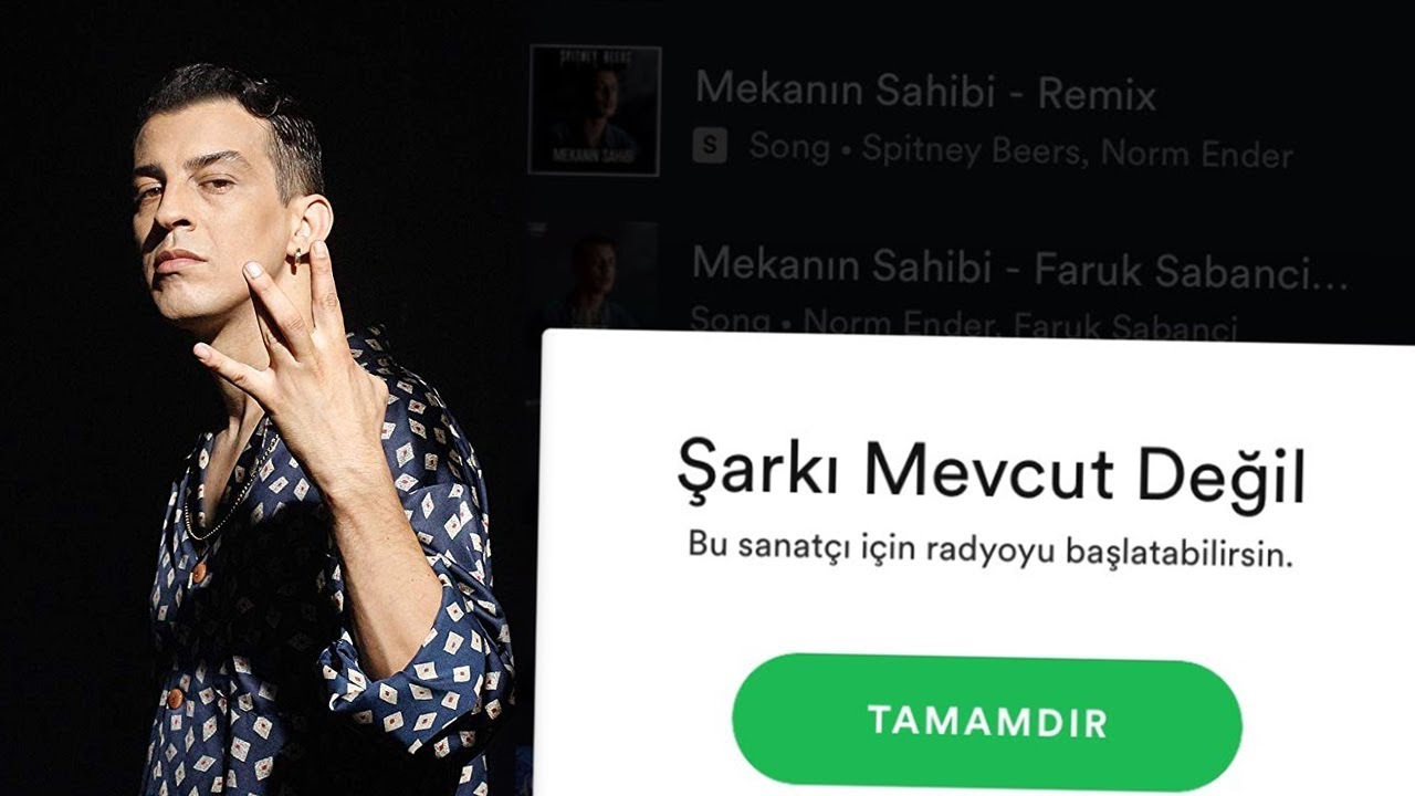 Mekanın Sahibi Geri Gitti (Spotify, Norm Ender'in Şarkısını Kaldırdı!)