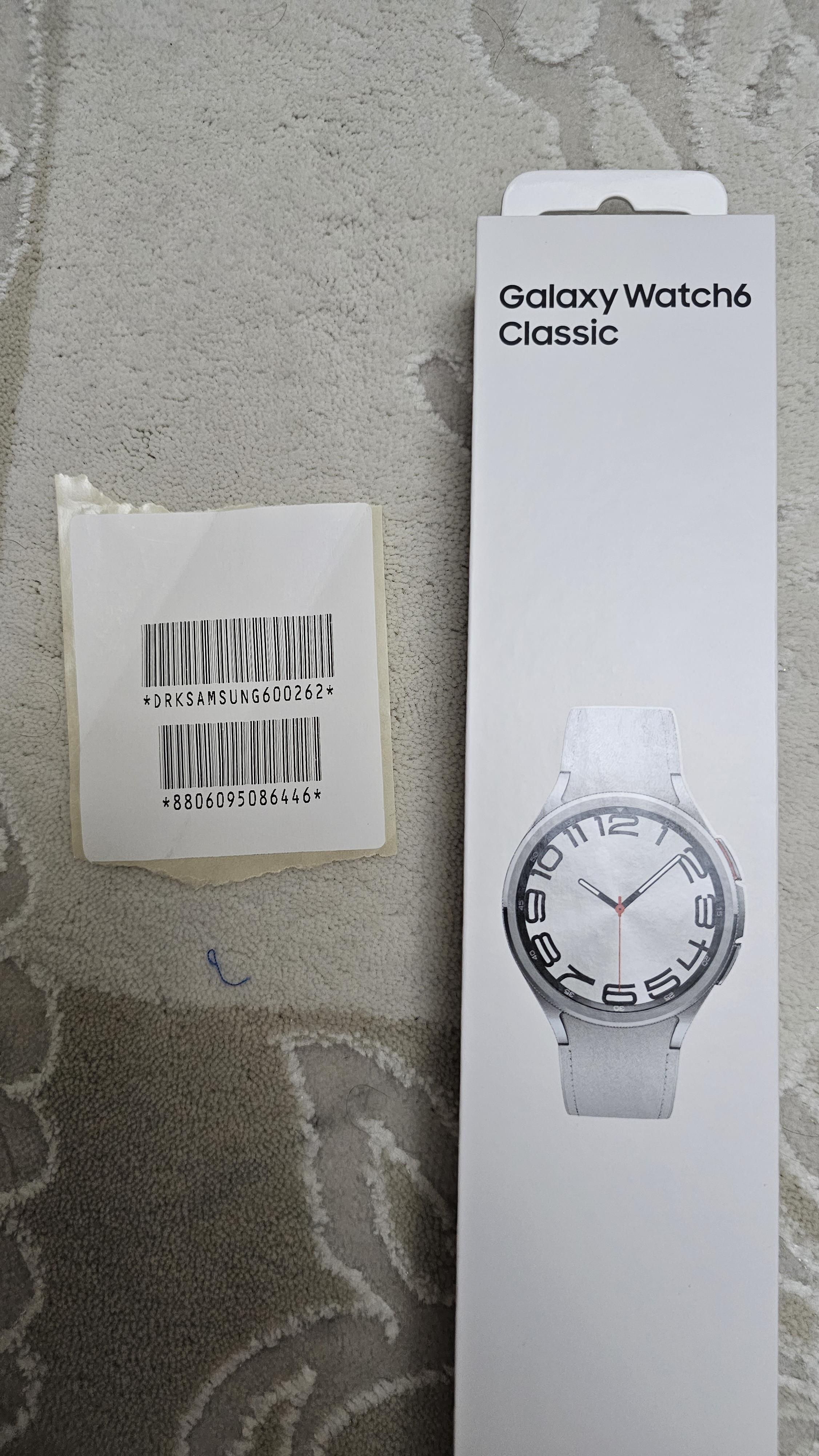 Samsung, Galaxy Watch 6 Classic, 47MM, Astro Black - eXtra Oman