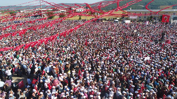 MUĞLA'da MUHARREM İNCE depremi (resimler şahane müthiş kalabalık))