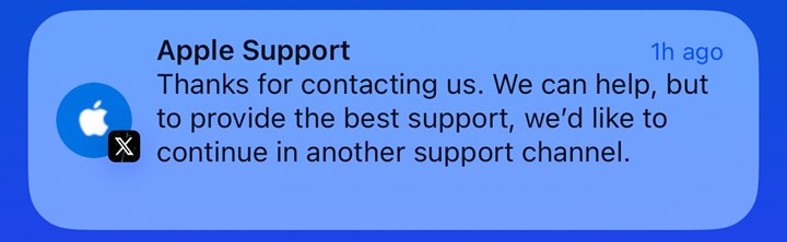 Apple, kullanıcılarına Twitter'dan (X) destek vermeyi kesti