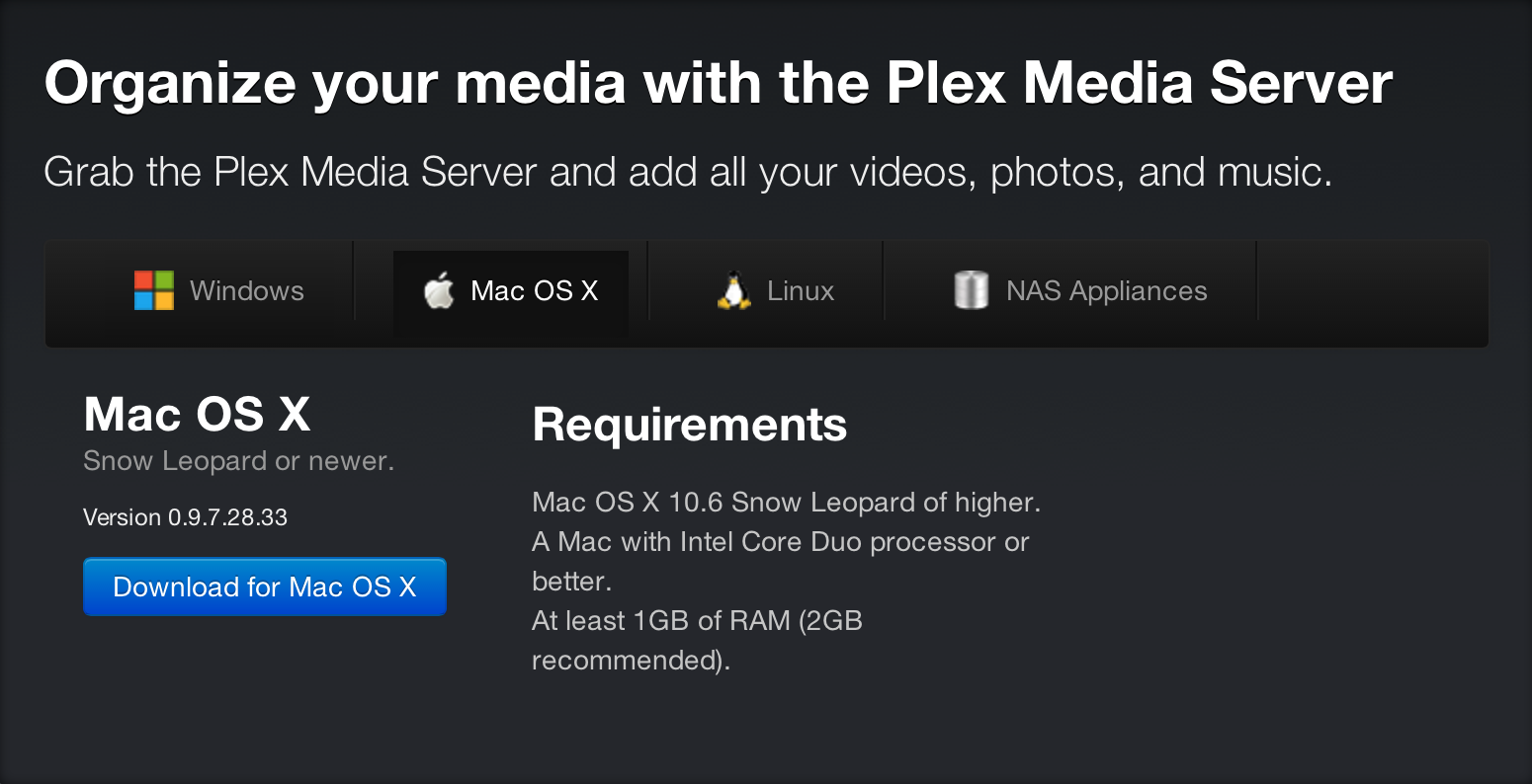 plex media server download windows 8