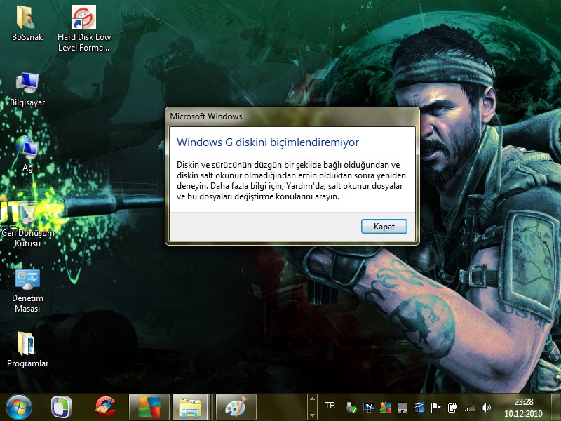  Usb Belleğim Bozuldu