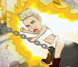  Miley Cyrus Fırlat