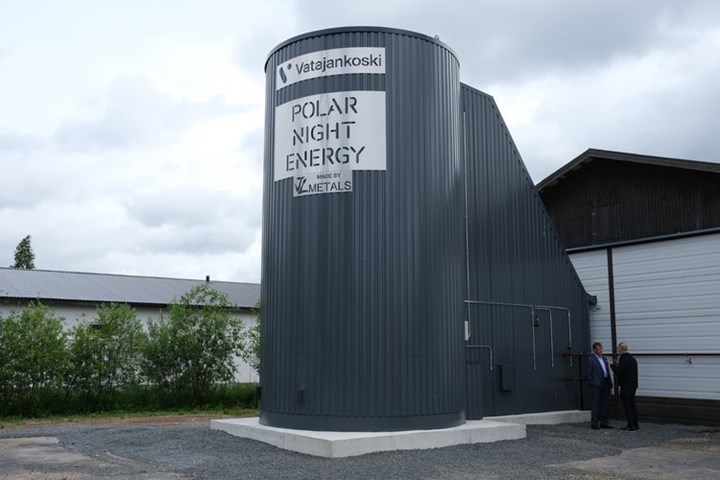 Kum esaslı ticari termal enerji depolama tesisi resmen hizmete girdi