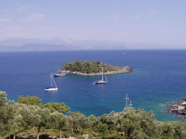  Göcek resimleri, Göcek koyları ve mavi yolculuk