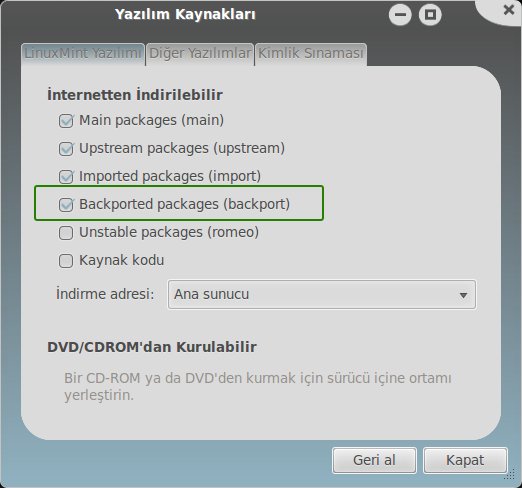  Linux Mint 13 LTS Sürüme Mate 1.6 ve Cinnamon 2.0 Kurulumu (Backport Depodan)