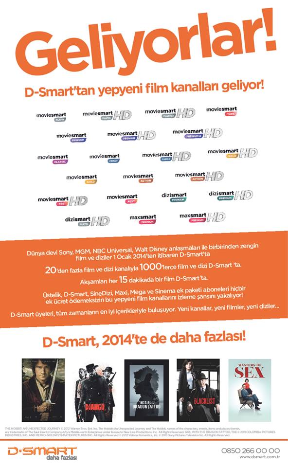 1 Ocak'ta D-Smart'a Eklenecek ve Çıkarılacak Kanallar