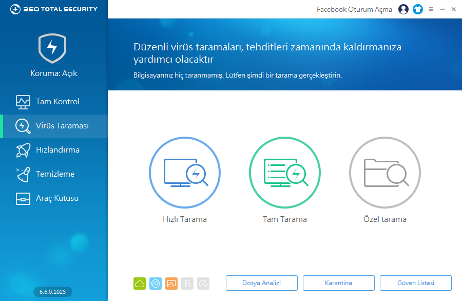 360 Total Security: Ücretsiz Antivirüs Koruması | Windows, Mac ve Android İçin Virüs Tarama ve Kaldırma