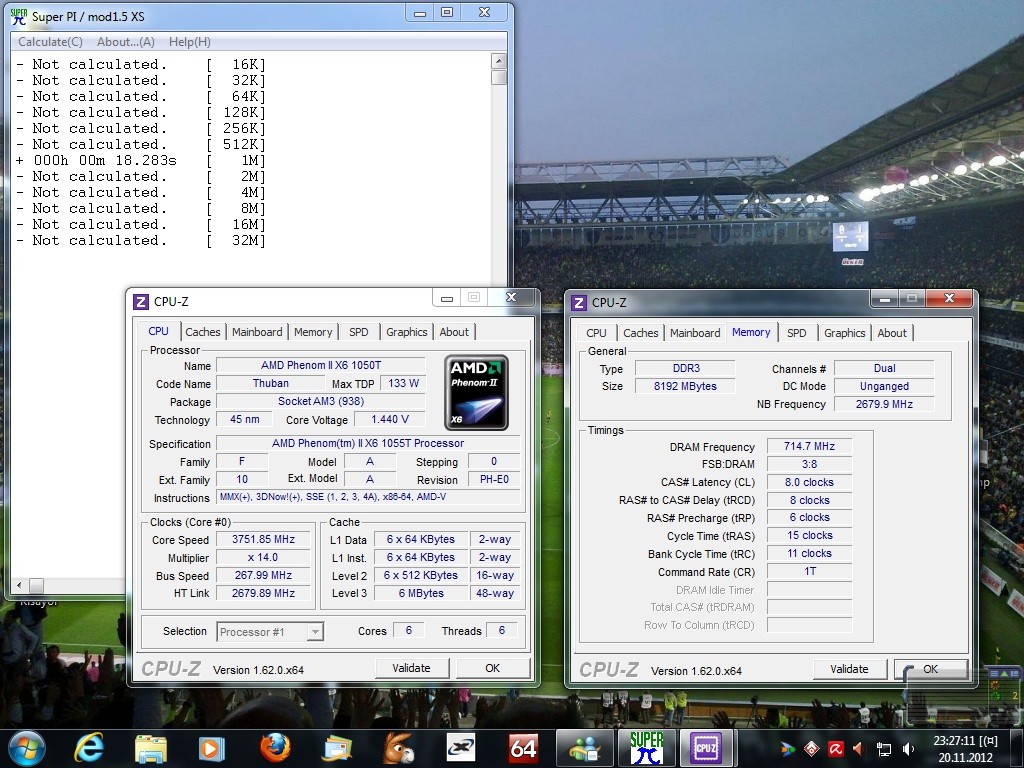  AMD 1055T HyperTransport ve NB Frequency Testleri