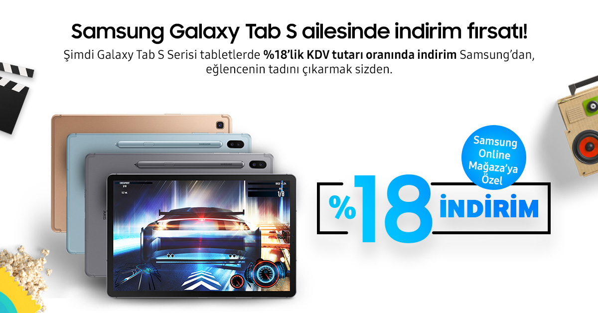 Karnen güzelse bir Samsung Tableti hak ettin demektir!