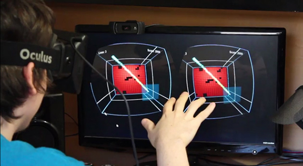 Şaşılık ve göz tembelliği tedavisi için Oculus Rift ile Leap Motion destekli oyun projesi: Diplopia 