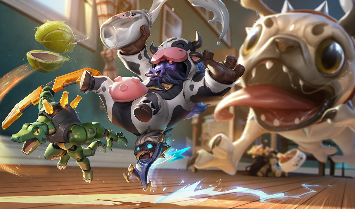 *Moo Cow Alistar *Pug'Maw *Super Kennen *Renektoy