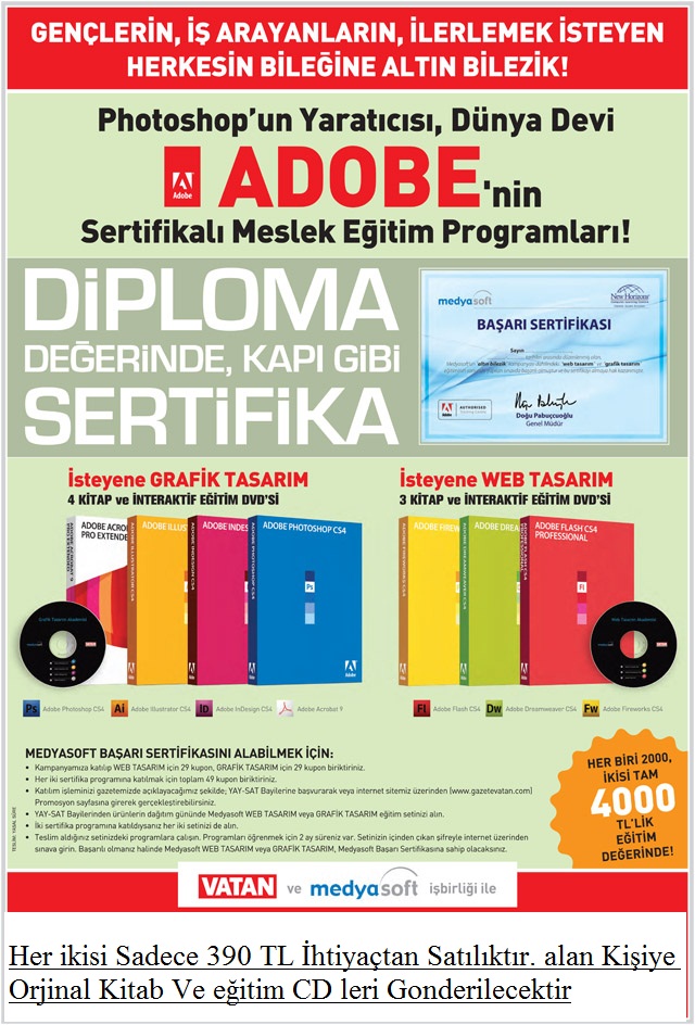  ADOBE GRAFİK TASARIM VE WEB TASARIM