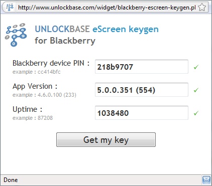  Blackberry unlock