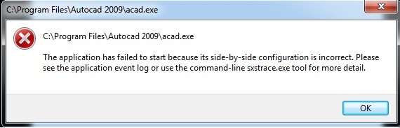  Autocad acad.exe hatasi (Win7 64bit)
