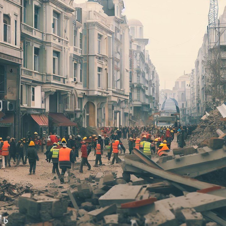 Yapay zeka İstanbul depremini çizdi: Gerçekçi ve korkunç görünüyor!