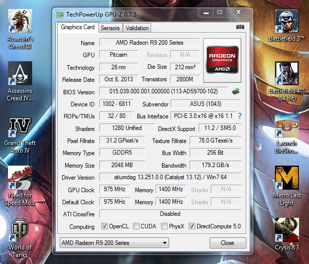 ASUS RADEON R9 270 DirectCU II OC 2GB [inceleme] | [01.01.2014]