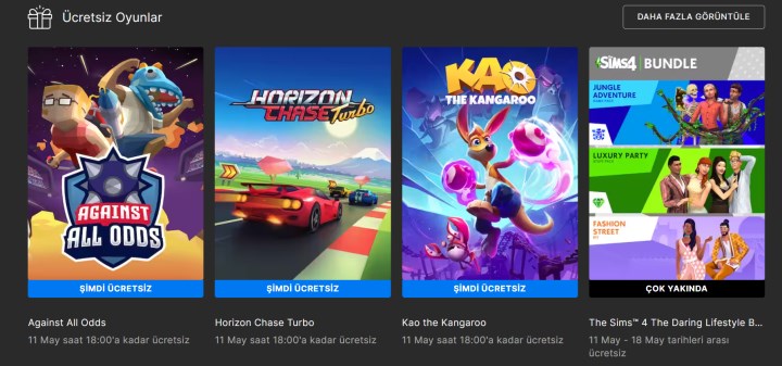 Epic Games Store'da üç oyun ücretsiz!