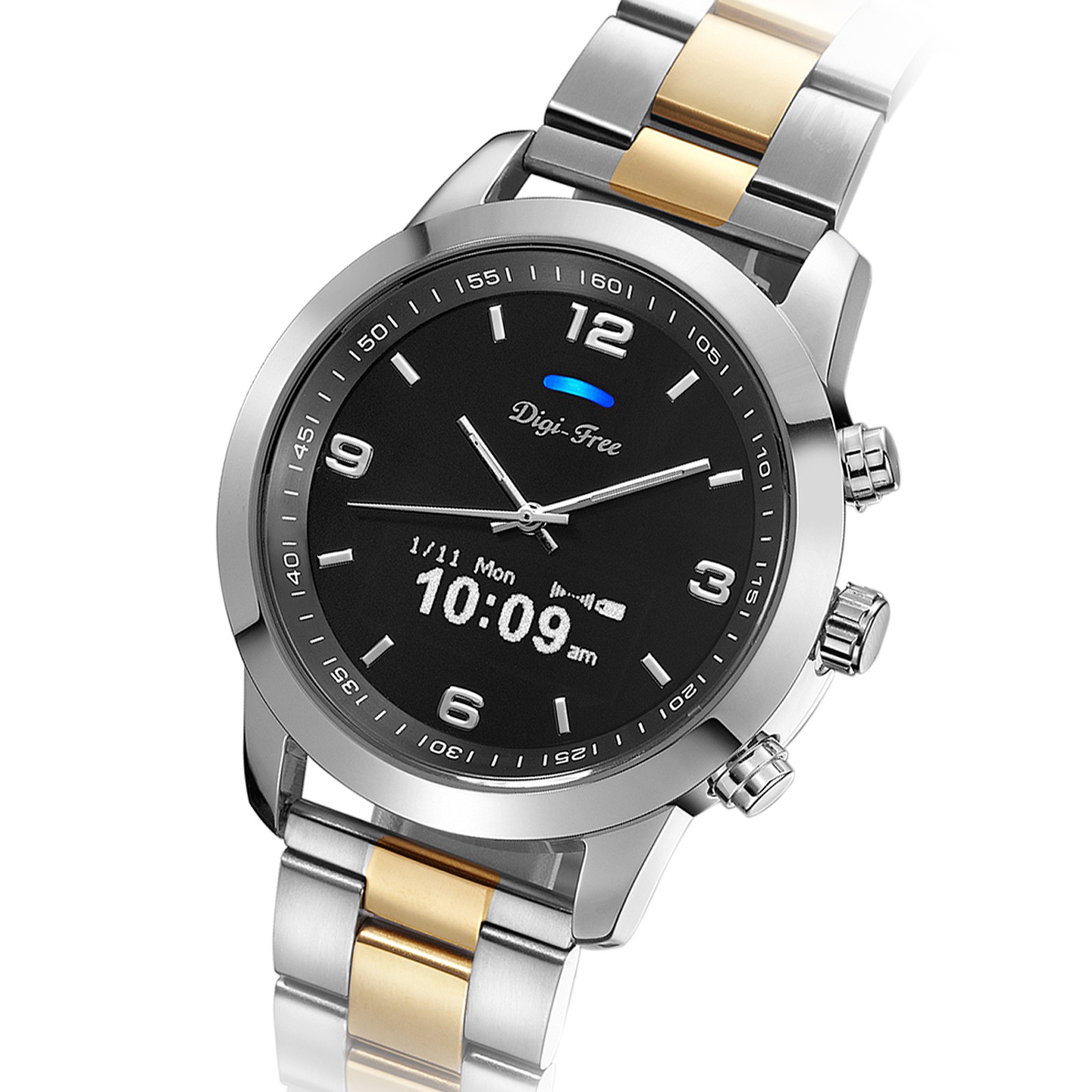 SIFIR DİGİ-FREE bluetooth Analog klasik lcd Akıllı Saat Smart Watch Safir Cam 179 TL