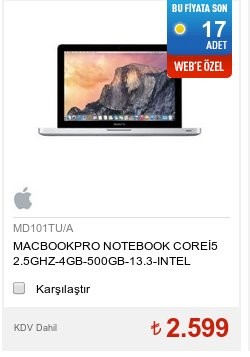 Apple MacBook ve iMac Fırsatları (Tüm Modeller) [ANA KONU]